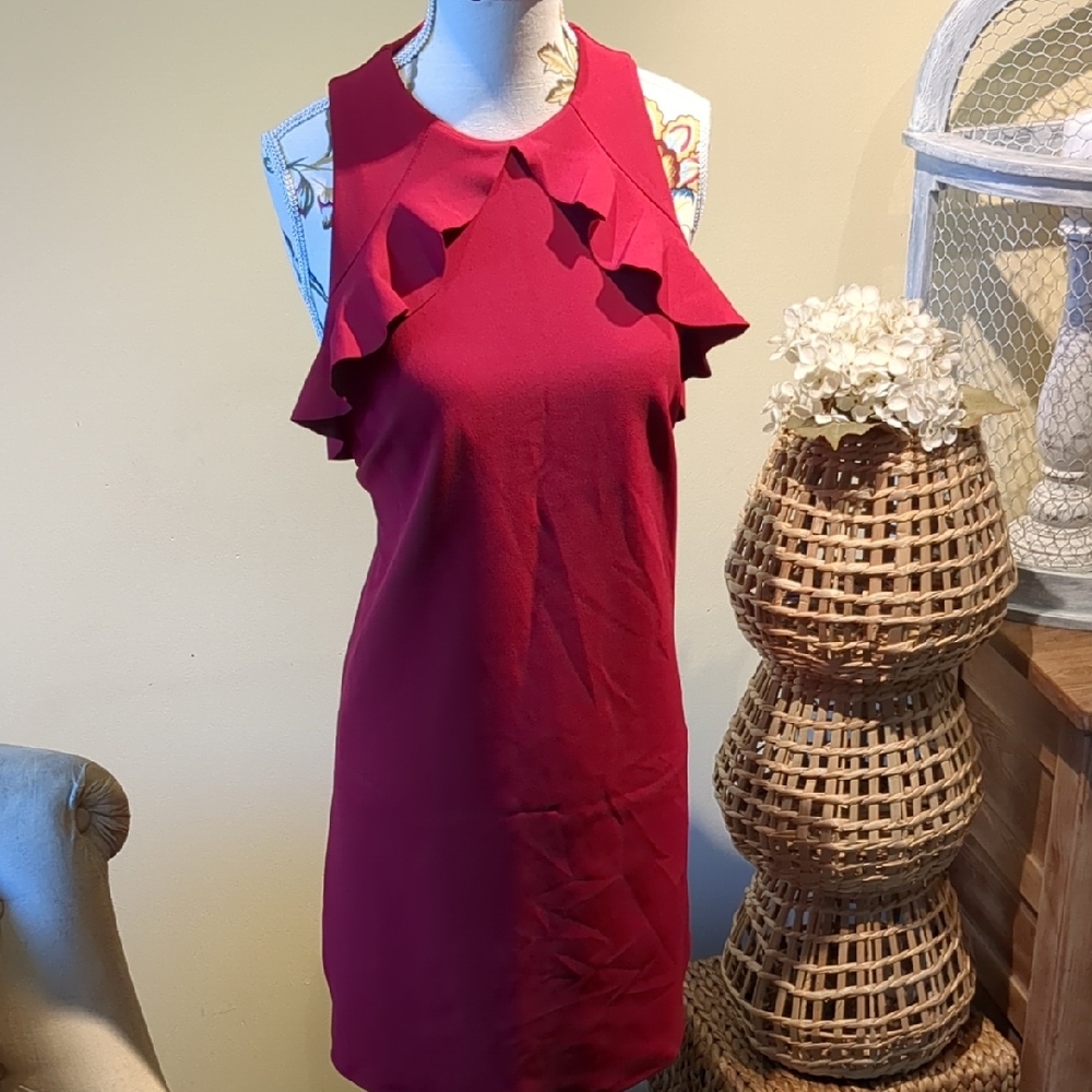 Bluenotes Burgundy Midi Dress